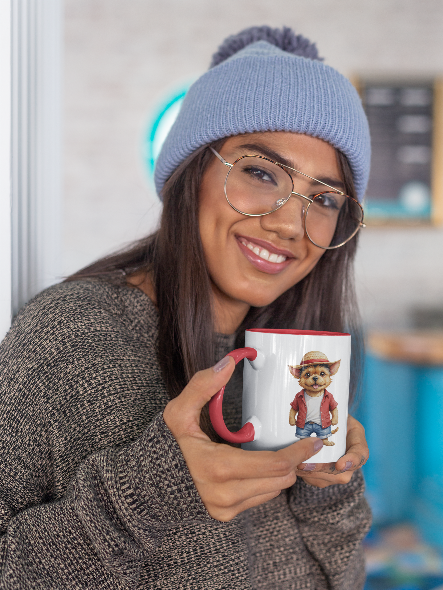 Norwich Terrier One Treat Mug with Color