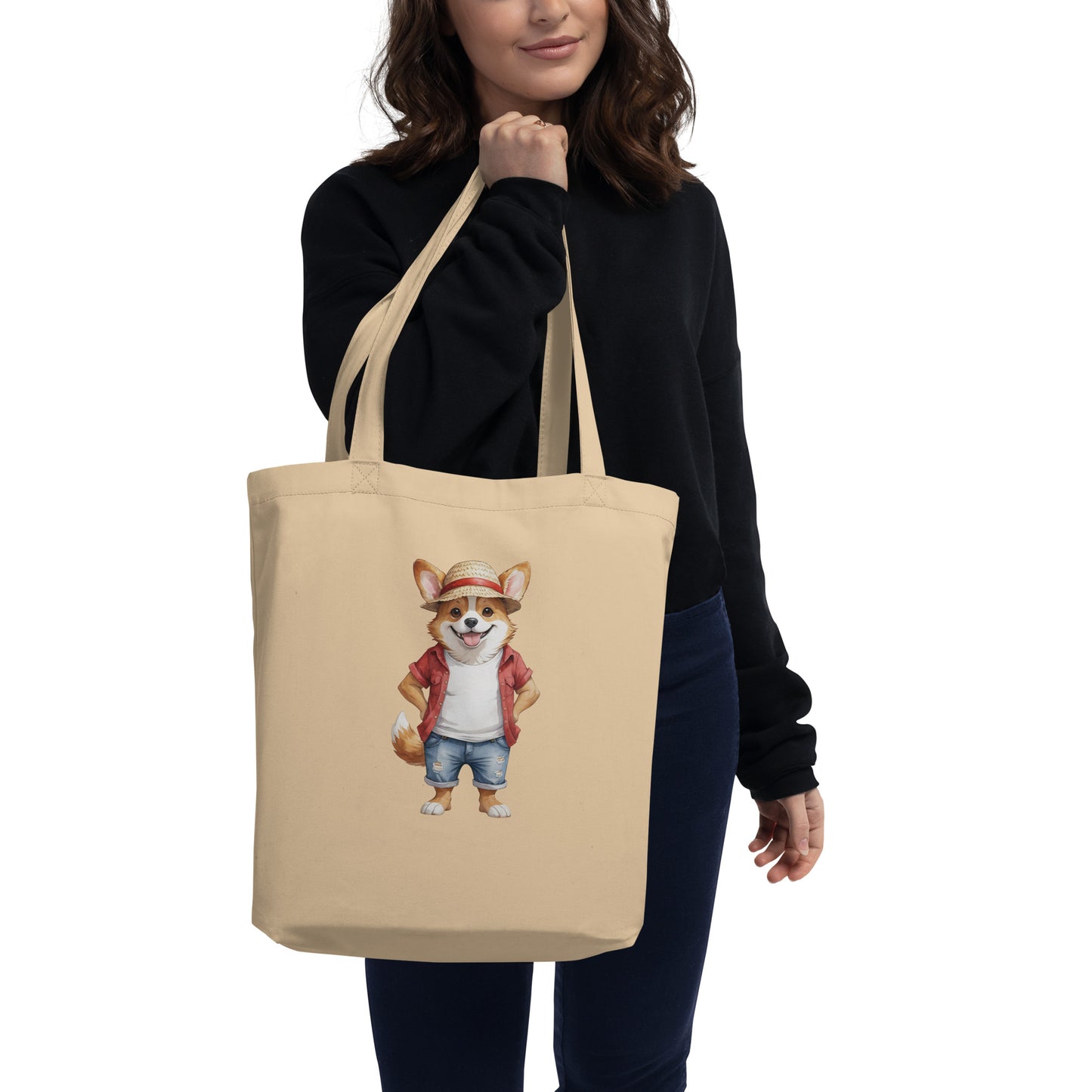 Corgi One Treat Eco Tote Bag