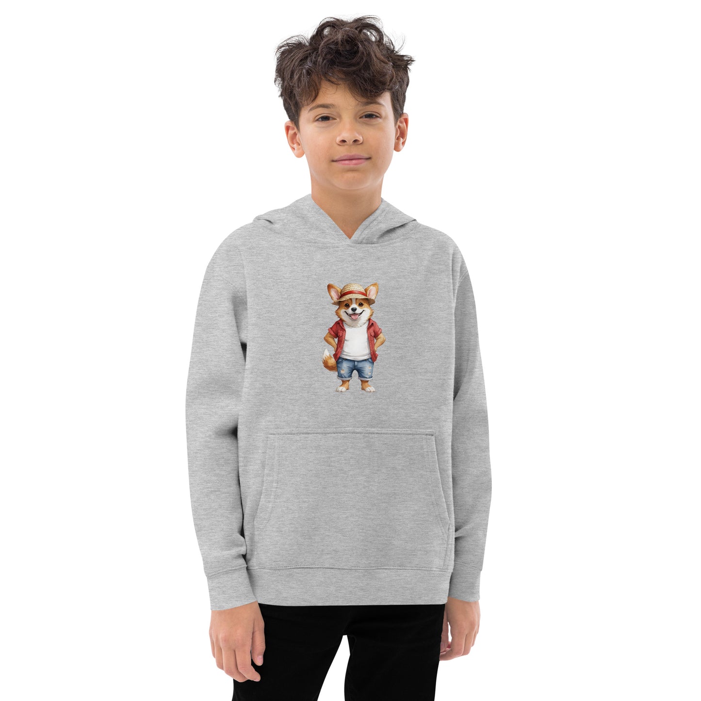 Corgi One Treat Youth Hoodie