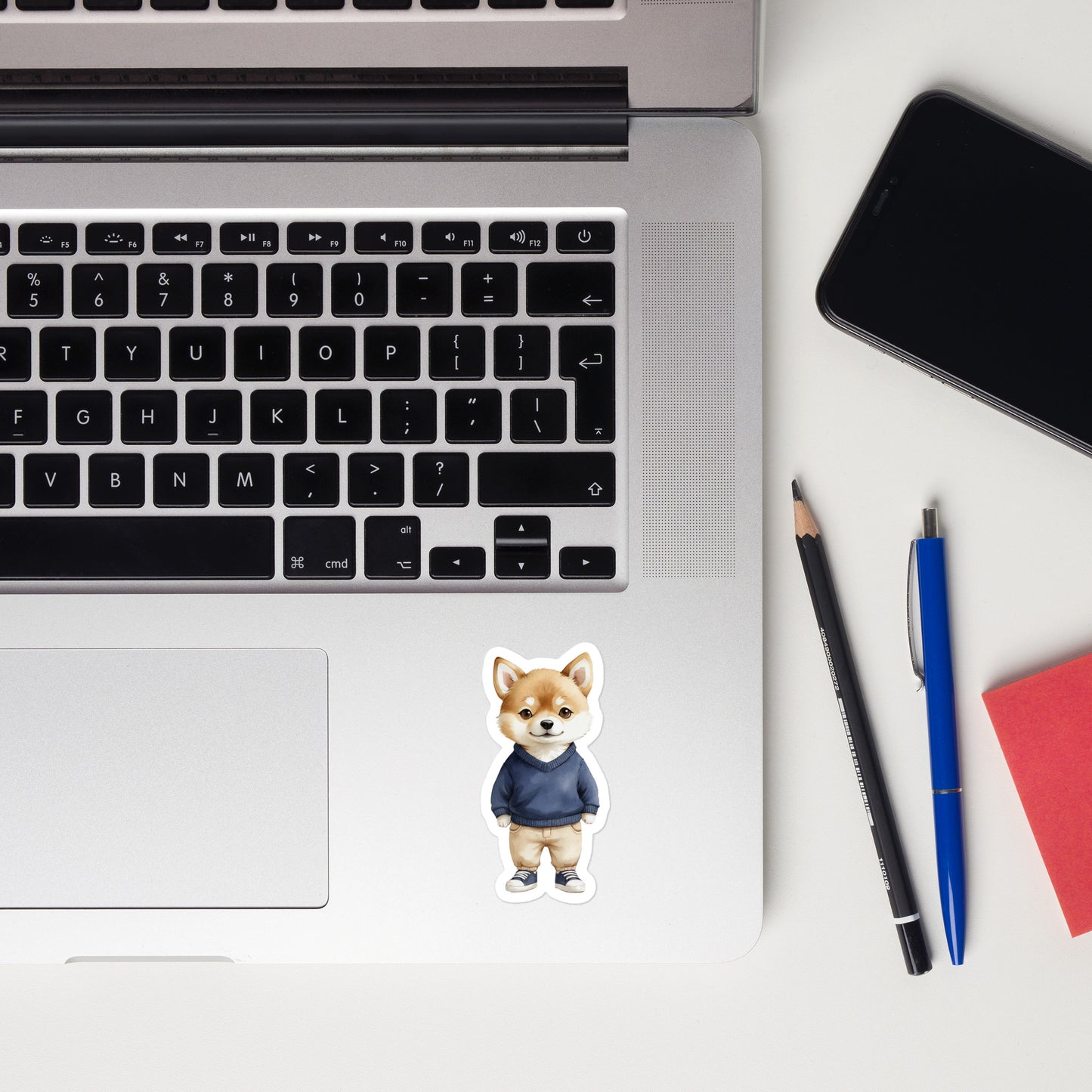 Shiba Inu Summer Treat Stickers