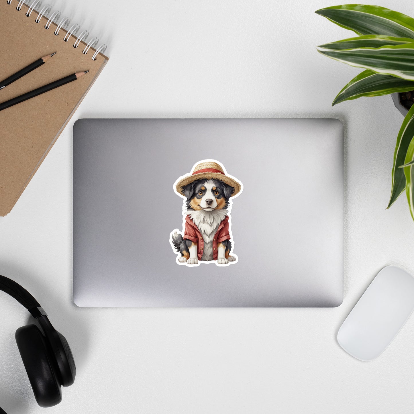 Australian Shepherd One Treat Bubble-free stickers