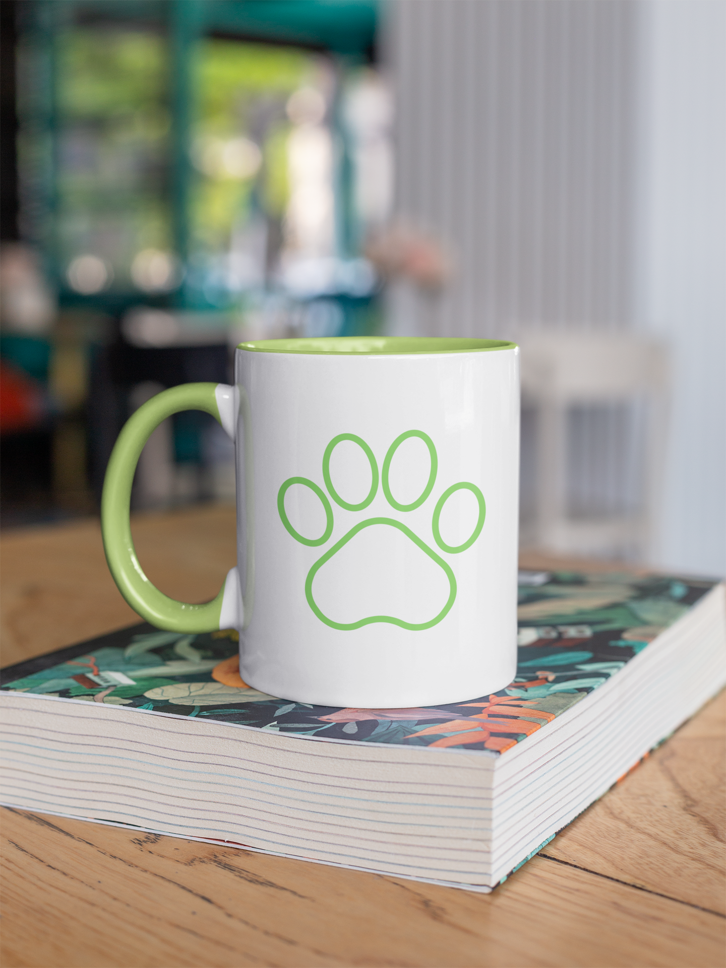 Green MiloMochi Mug with Color