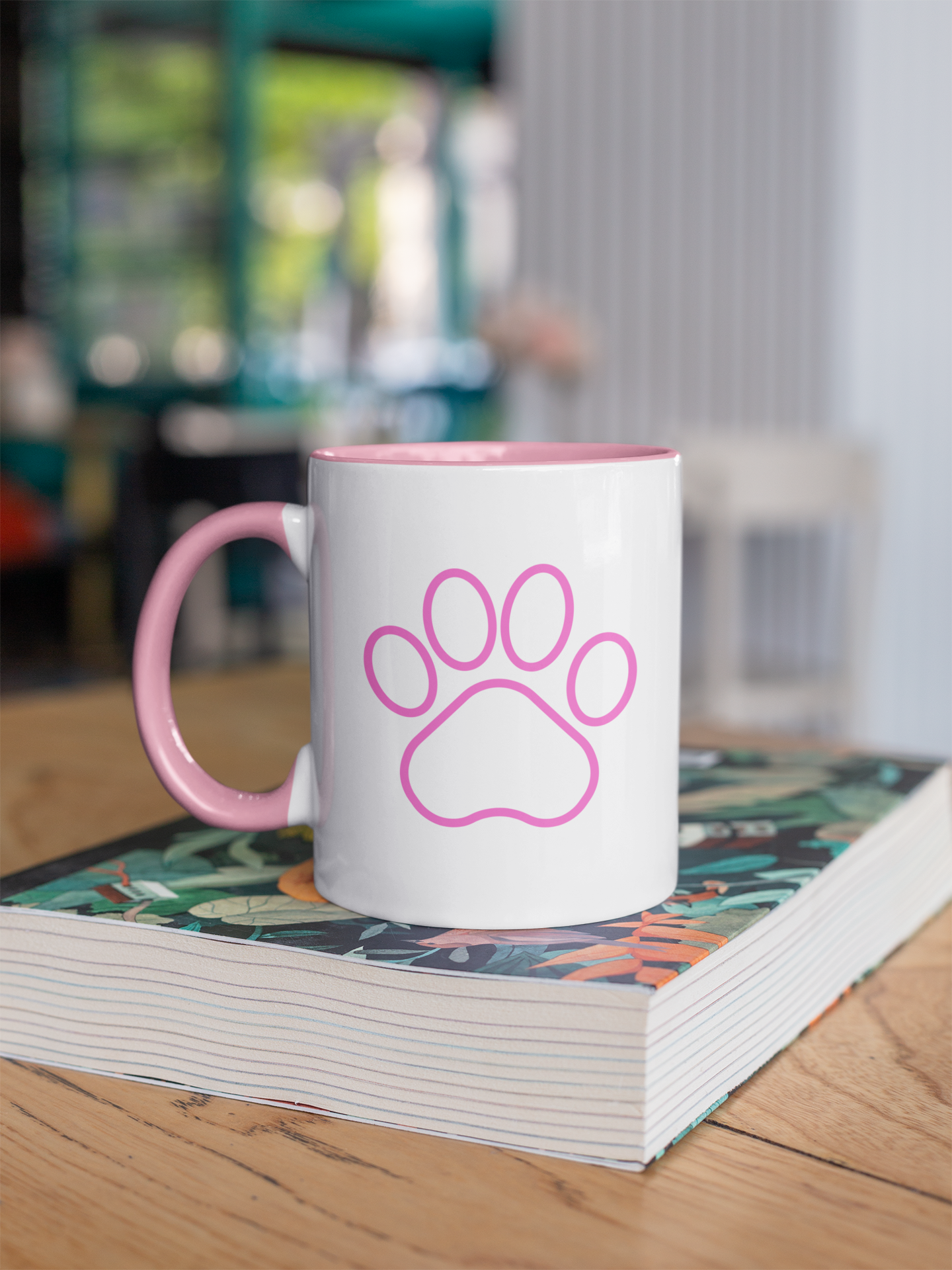 Pink MiloMochi Mug with Color