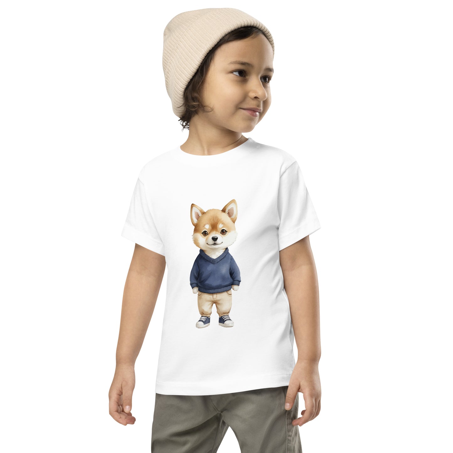 Shiba Inu Summer Treat Toddler T-Shirt