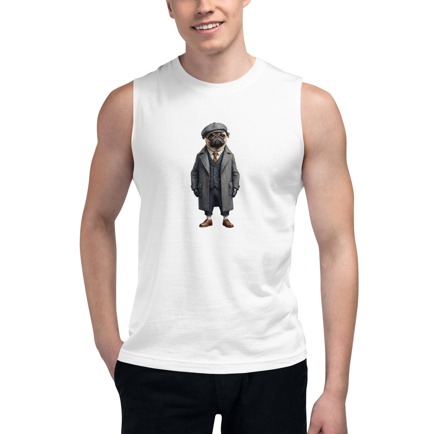 Pug Vintage Shelby Muscle Shirt