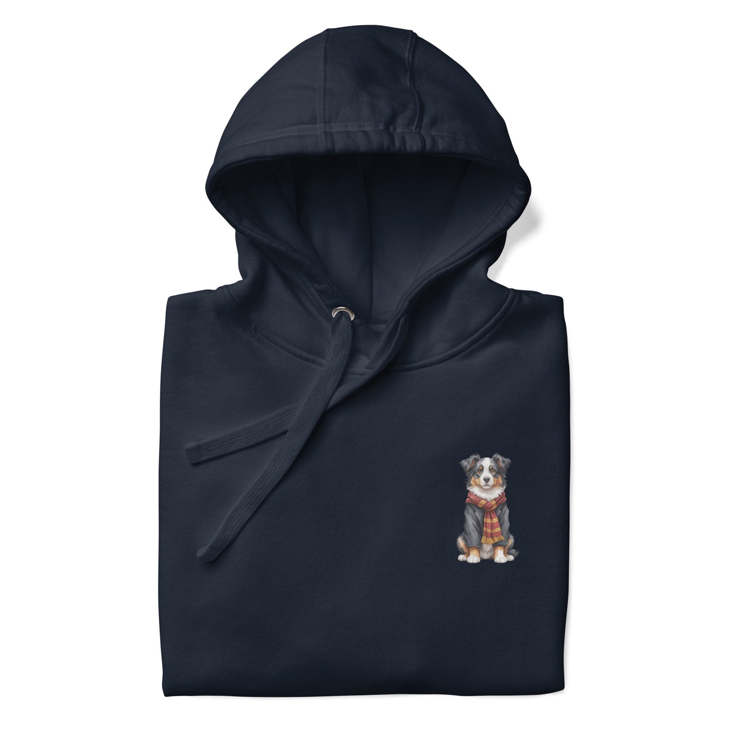 Australian Shepherd Wizard Small Print Unisex Hoodie