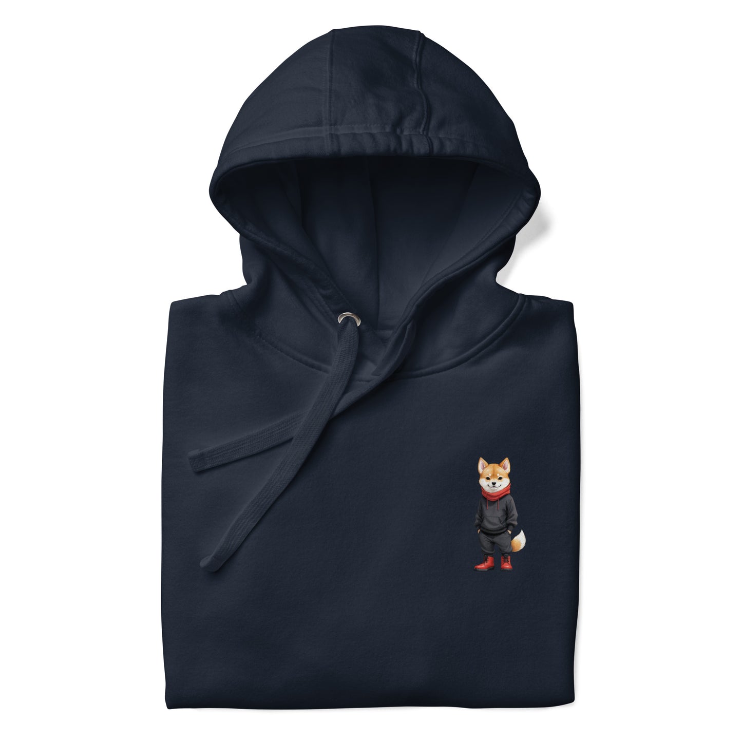 Shiba Inu Jujutsu Small Print Unisex Hoodie