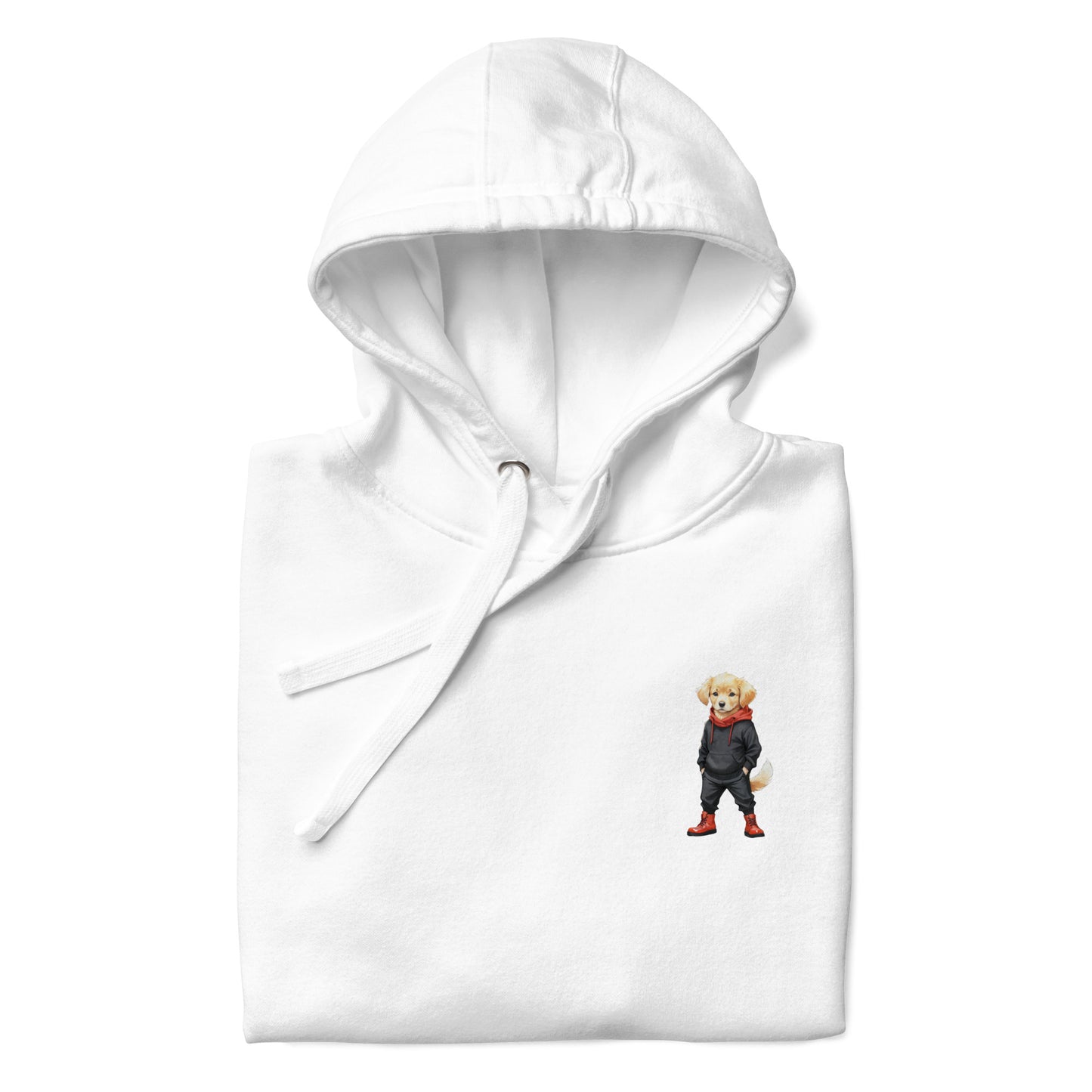 Golden Retriever Jujutsu Small Print Unisex Hoodie
