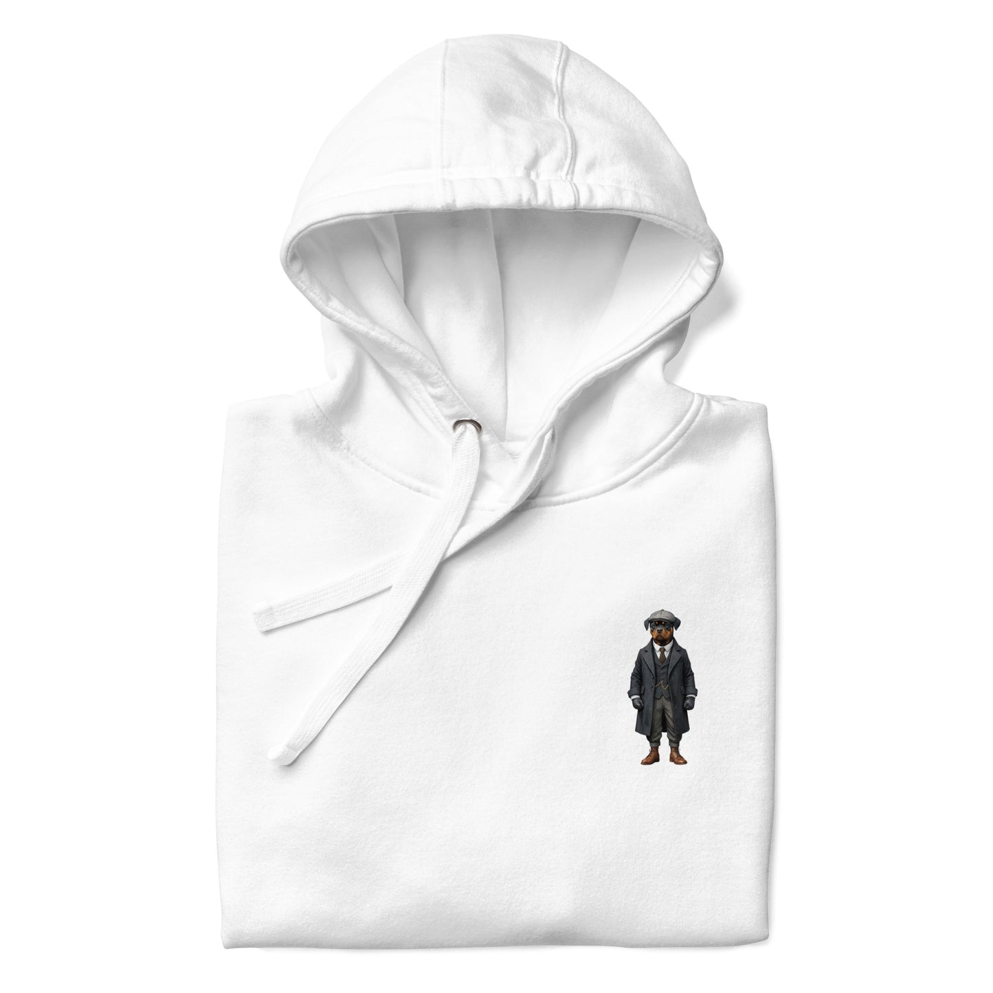 Rottweiler Vintage Shelby Small Print Unisex Hoodie