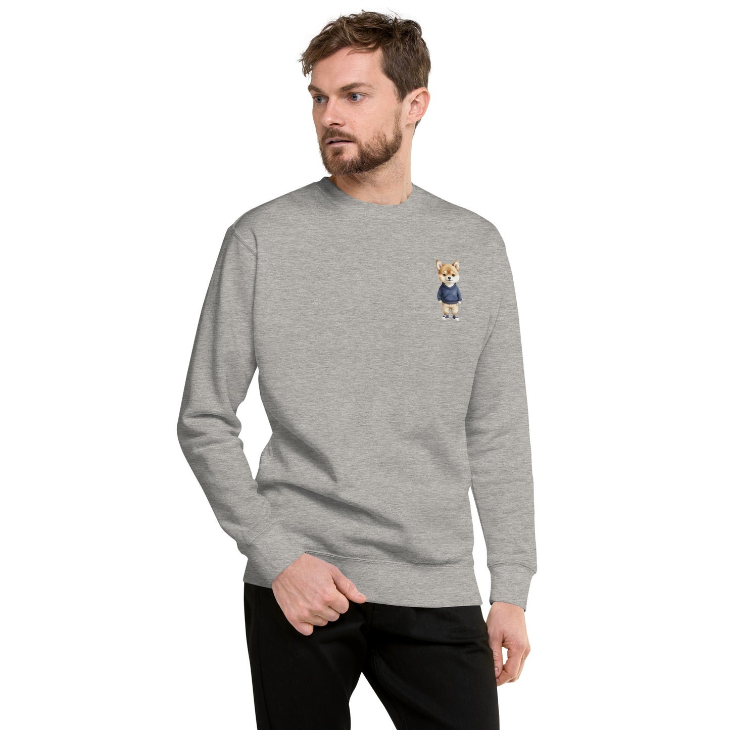 Shiba Inu Summer Treat Small Print Sweatshirt