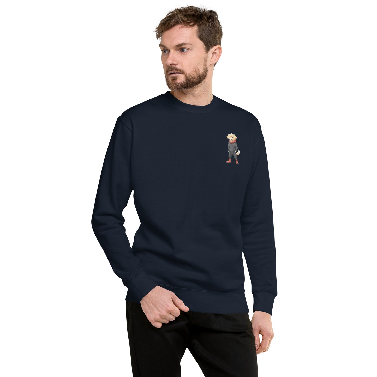Golden Retriever Jujutsu Small Print Sweatshirt
