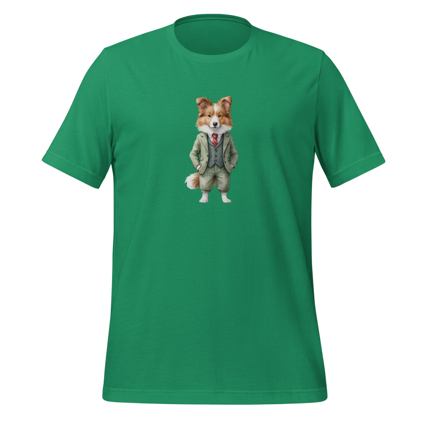 Shetland Sheepdog Spy x Large Print Unisex T-Shirt