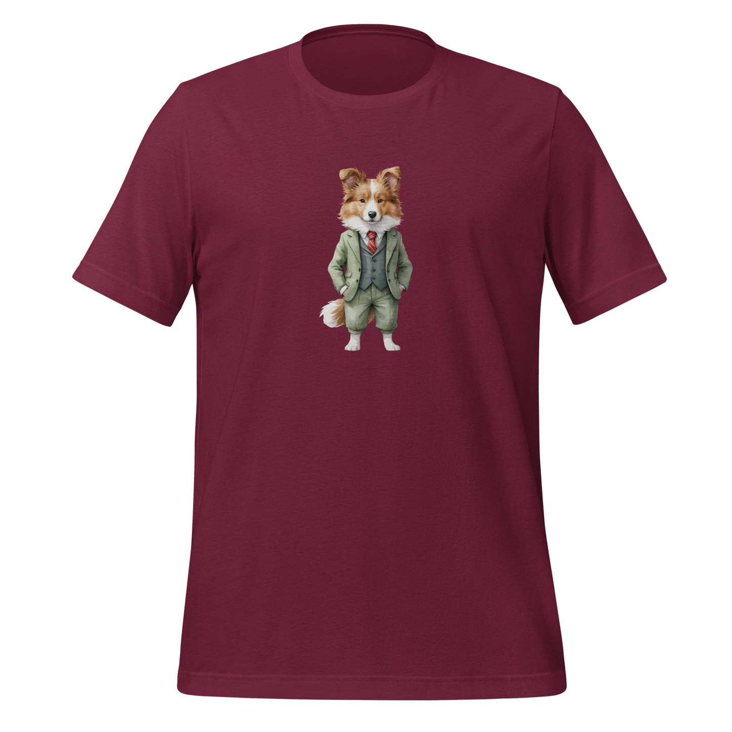 Shetland Sheepdog Spy x Large Print Unisex T-Shirt