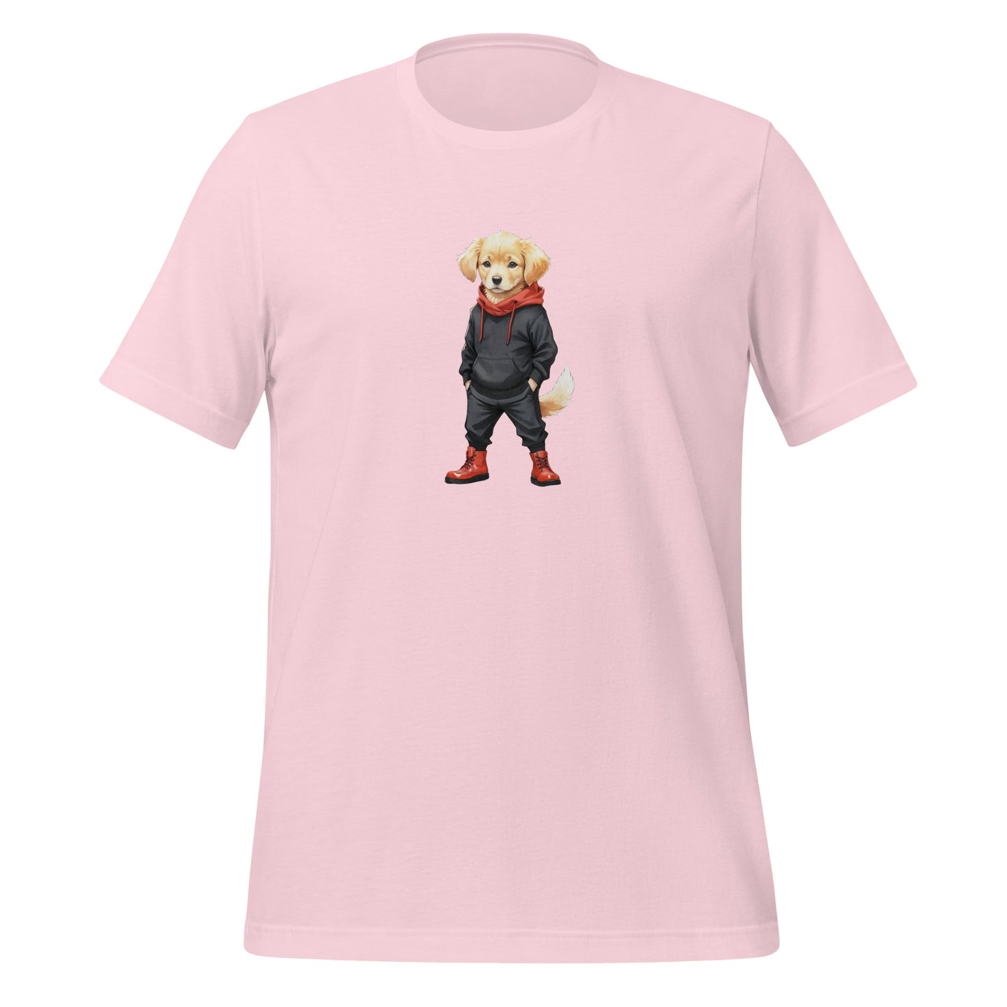 Golden Retriever Jujutsu Large Print Unisex T-Shirt