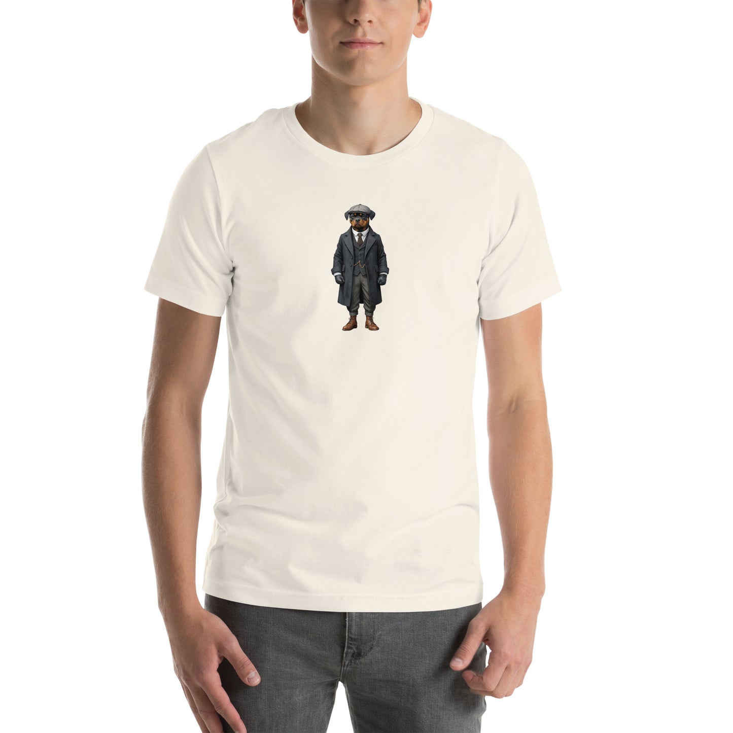 Rottweiler Vintage Shelby Large Print Unisex T-Shirt