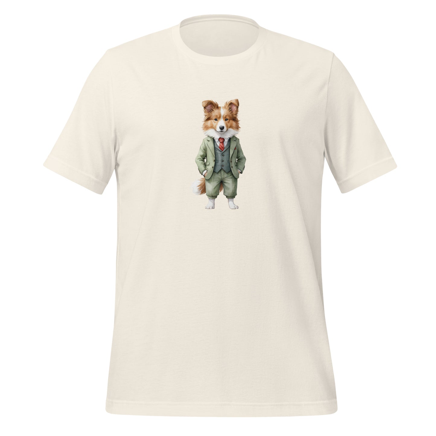 Shetland Sheepdog Spy x Large Print Unisex T-Shirt