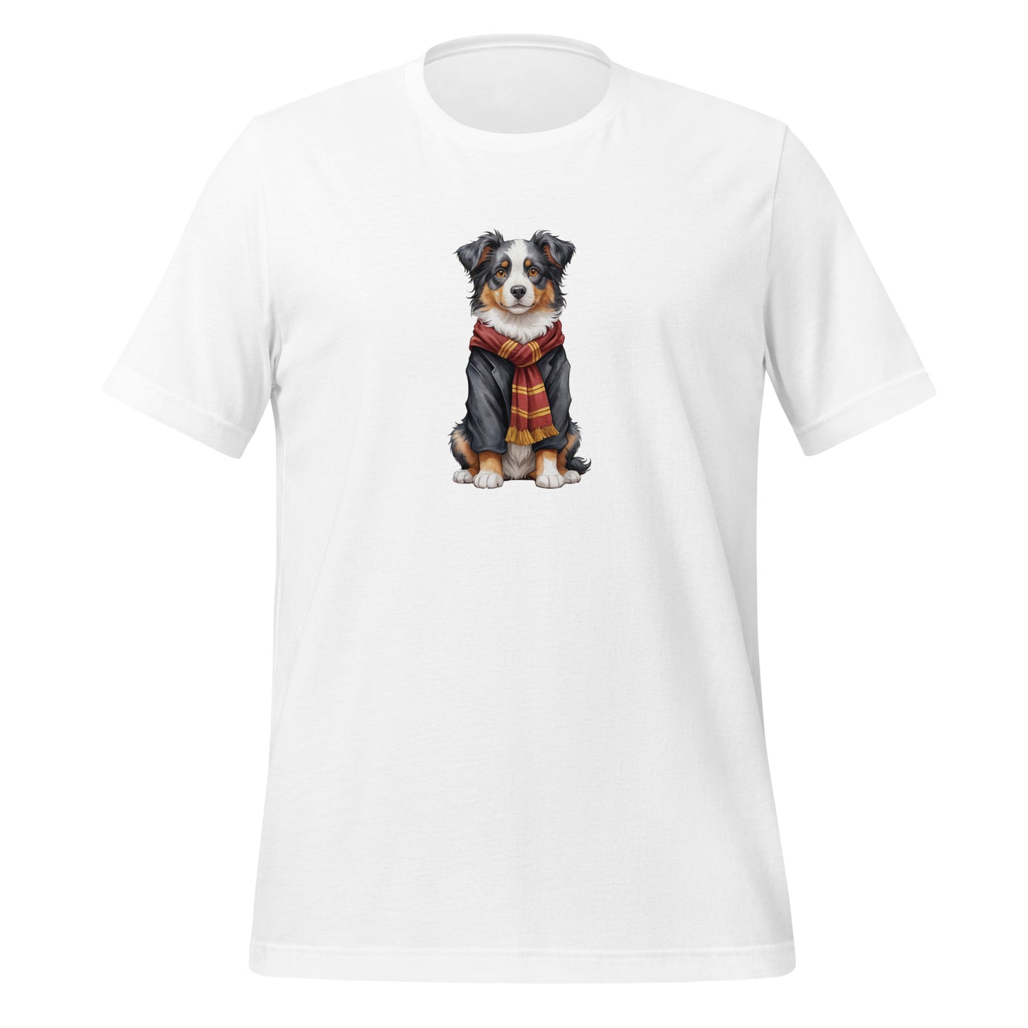 Australian Shepherd Wizard Large Print Unisex T-Shirt