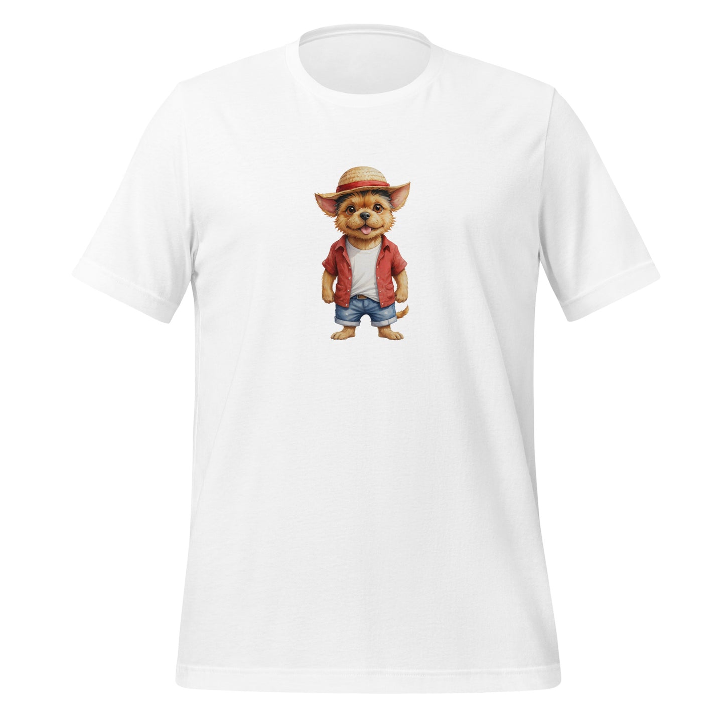 Norwich Terrier One Treat Large Print Unisex T-Shirt