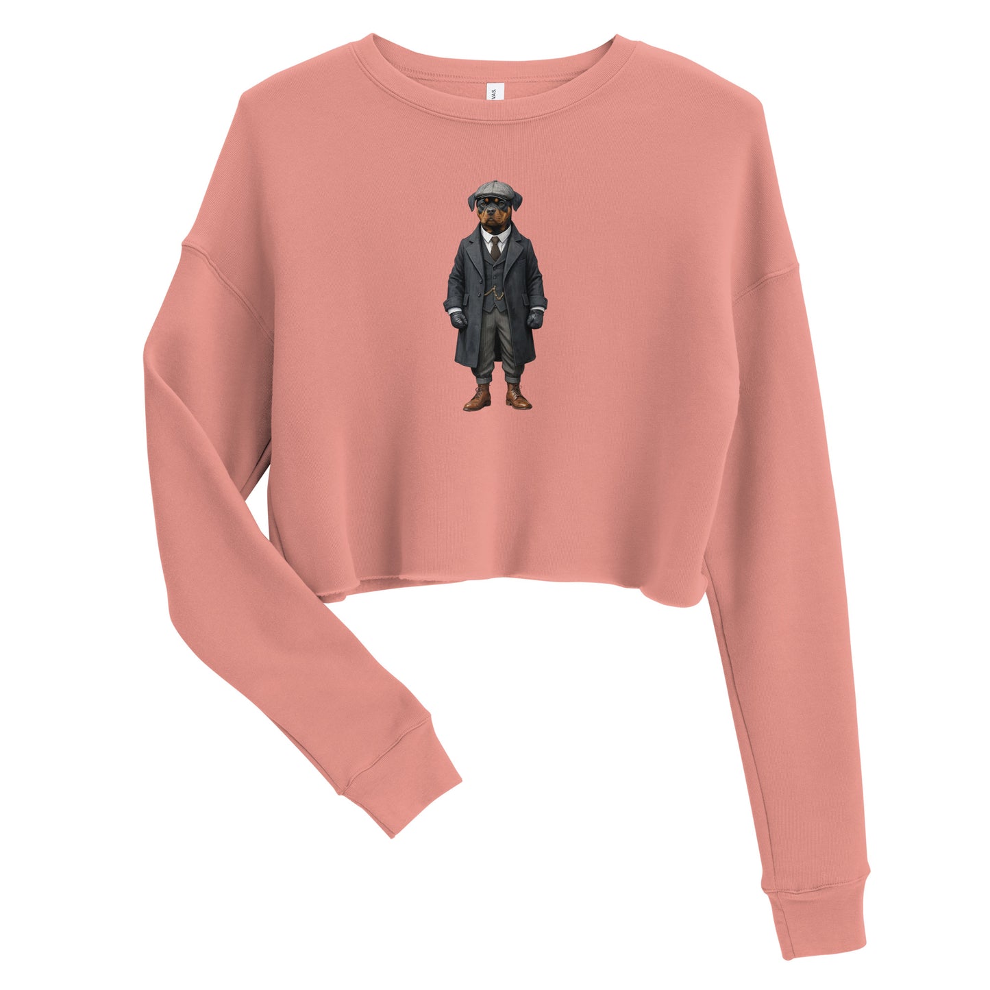 Rottweiler Vintage Shelby Crop Sweatshirt