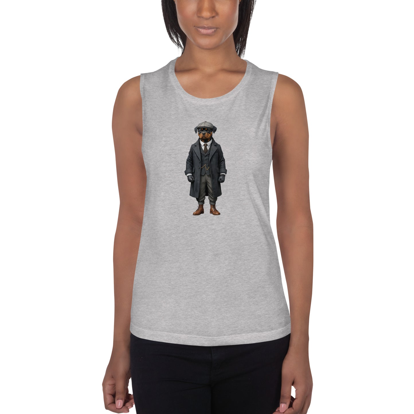 Rottweiler Vintage Shelby Ladies’ Muscle Tank