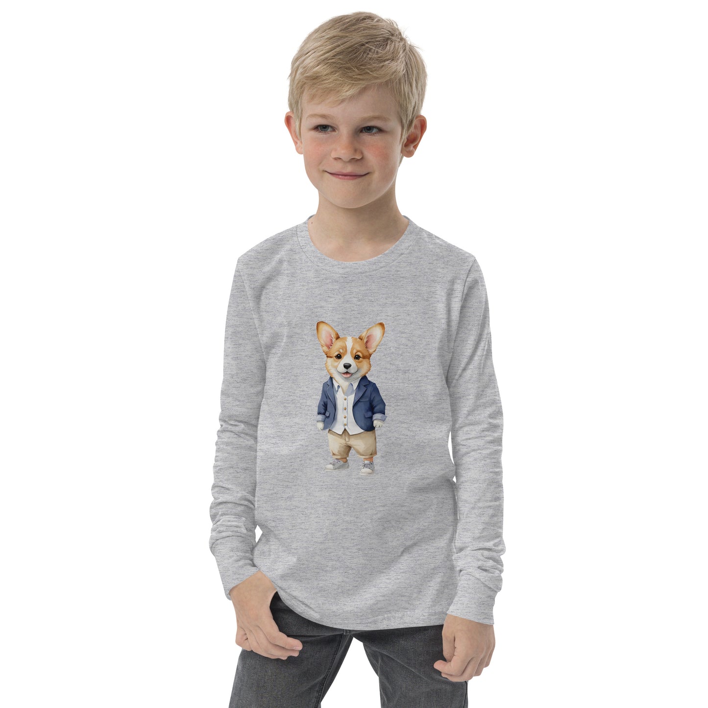 Corgi Good Boy Youth Long Sleeve