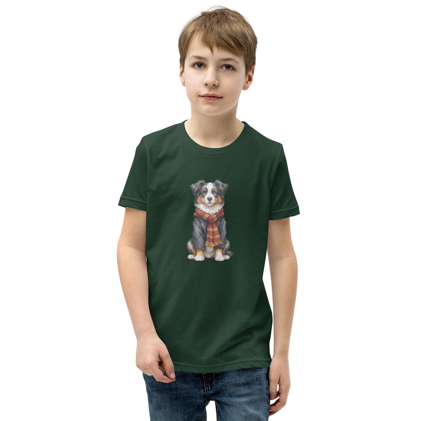 Australian Shepherd Wizard Youth T-Shirt