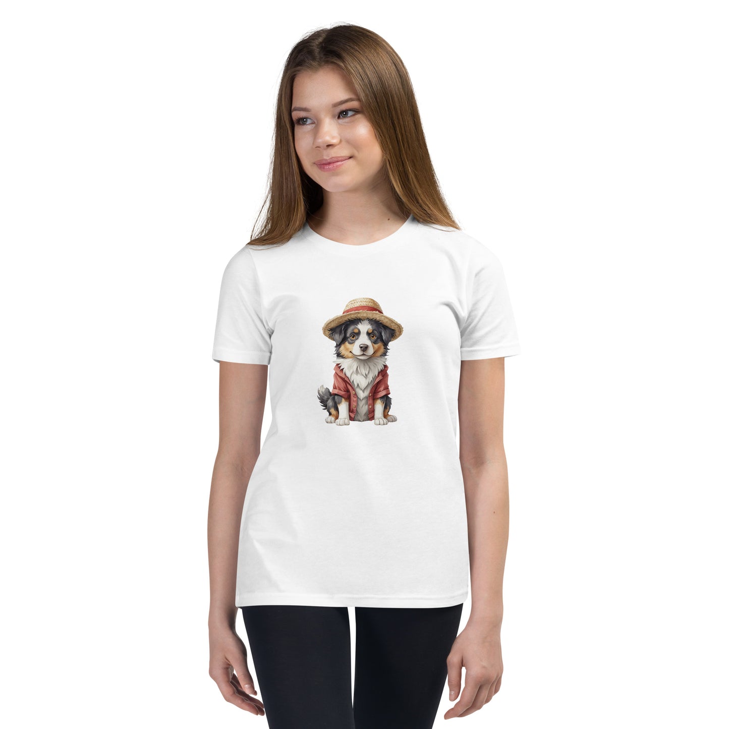 Australian Shepherd One Treat Youth T-Shirt