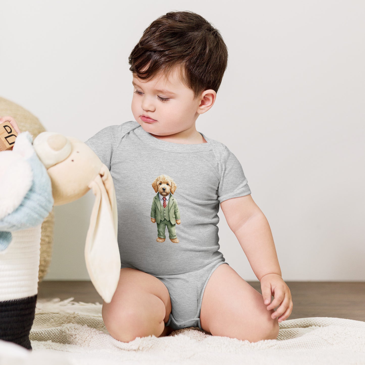 Goldendoodle Spy x Baby One Piece