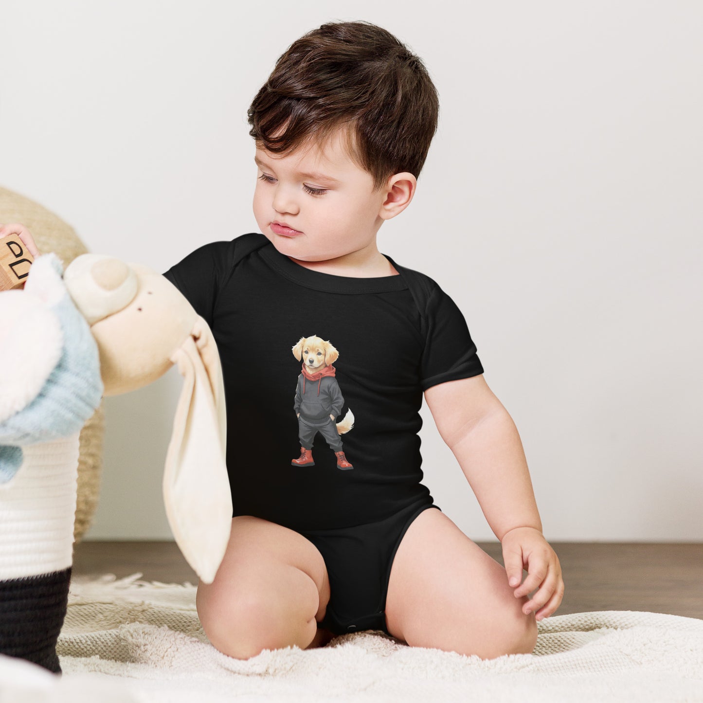 Golden Retriever Jujutsu Baby One Piece