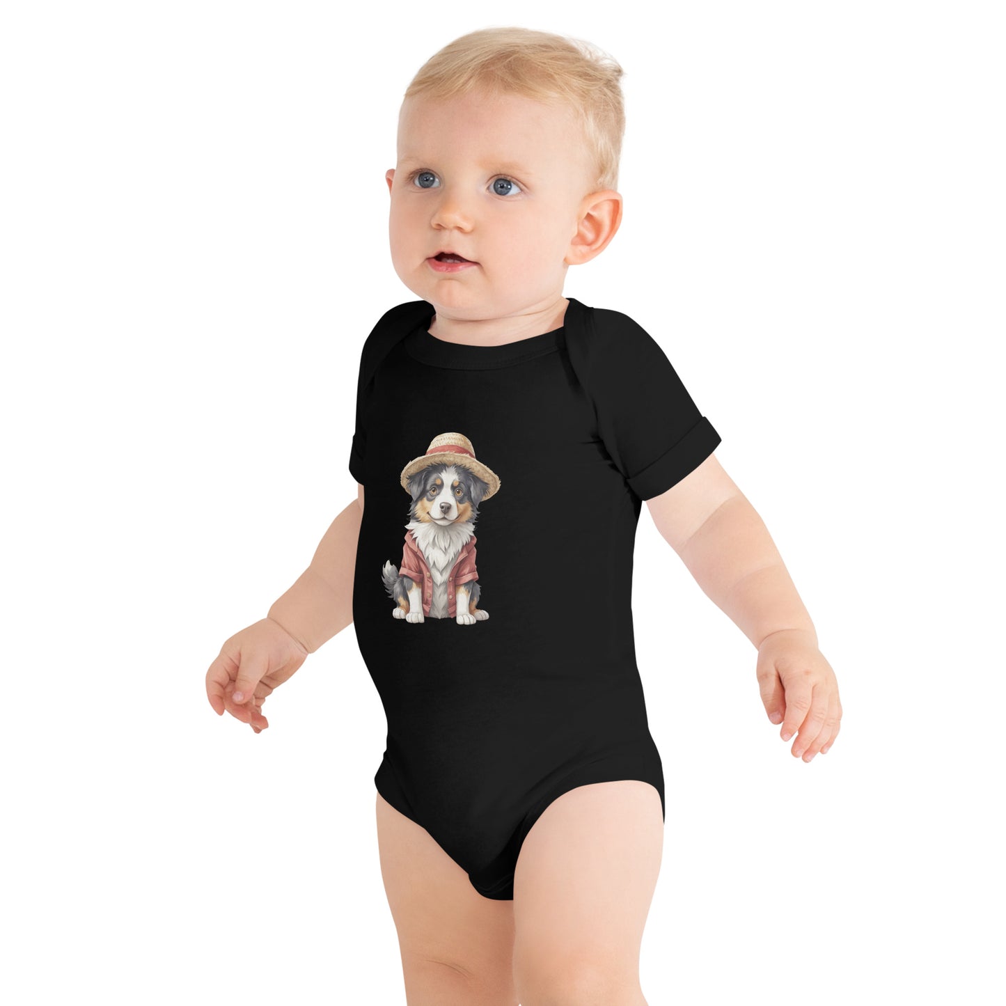 Australian Shepherd One Treat Baby One Piece