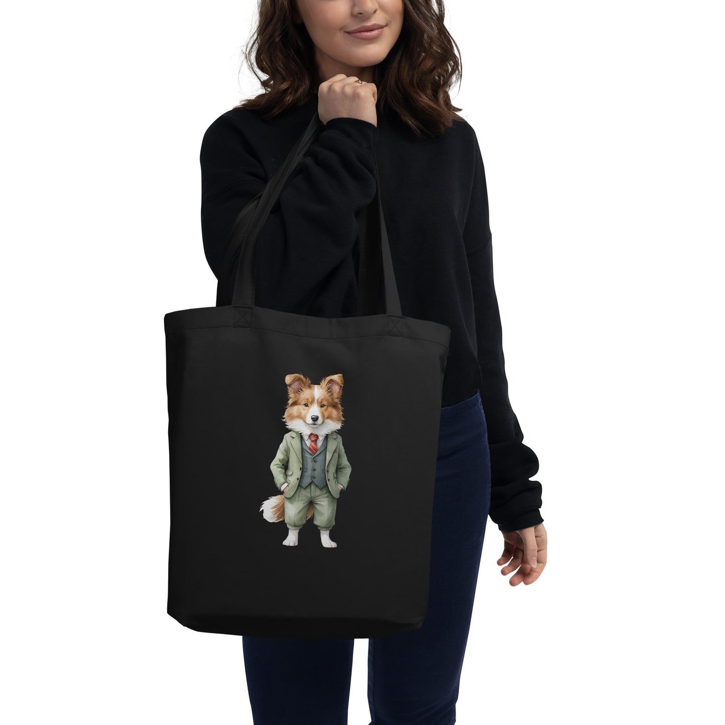 Shetland Sheepdog Spy x Eco Tote Bag