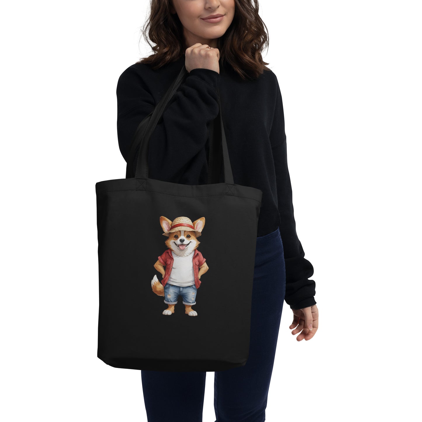 Corgi One Treat Eco Tote Bag