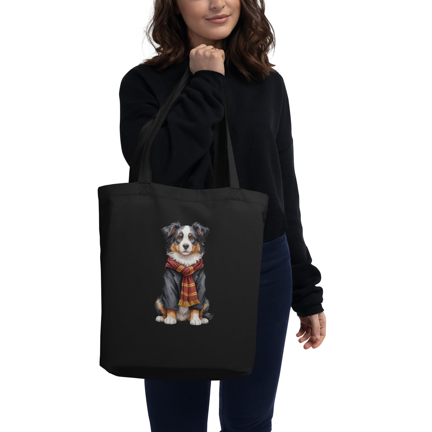 Australian Shepherd Wizard Eco Tote Bag