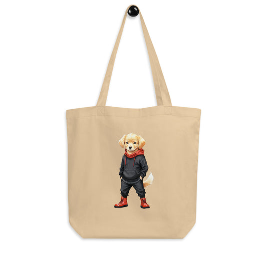 Golden Retriever Jujutsu Eco Tote Bag