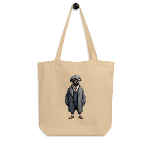 Pug Vintage Shelby Eco Tote Bag
