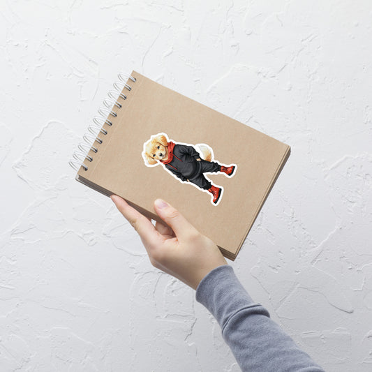 Golden Retriever Jujutsu Bubble-free stickers