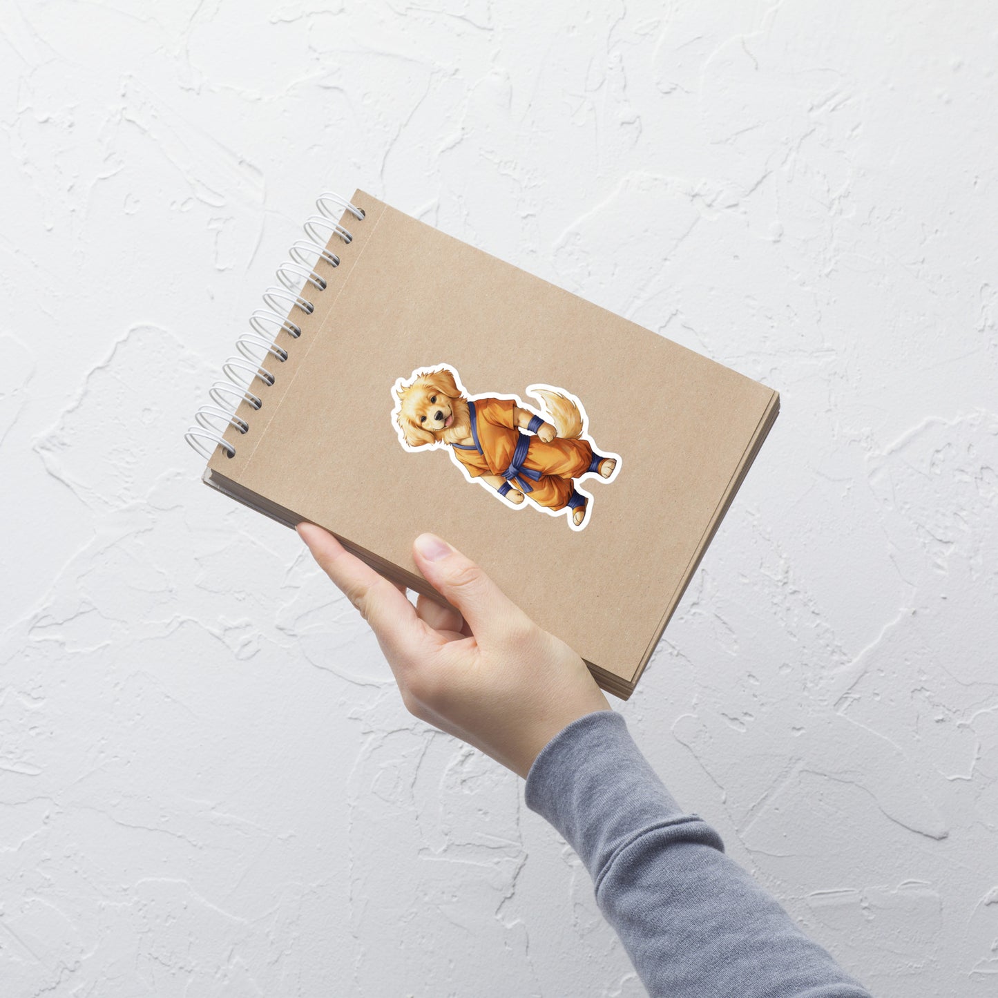 Golden Retriever Martial Art Bubble-free stickers