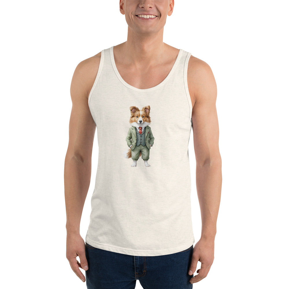 Shetland Sheepdog Spy x Men's Tank Top