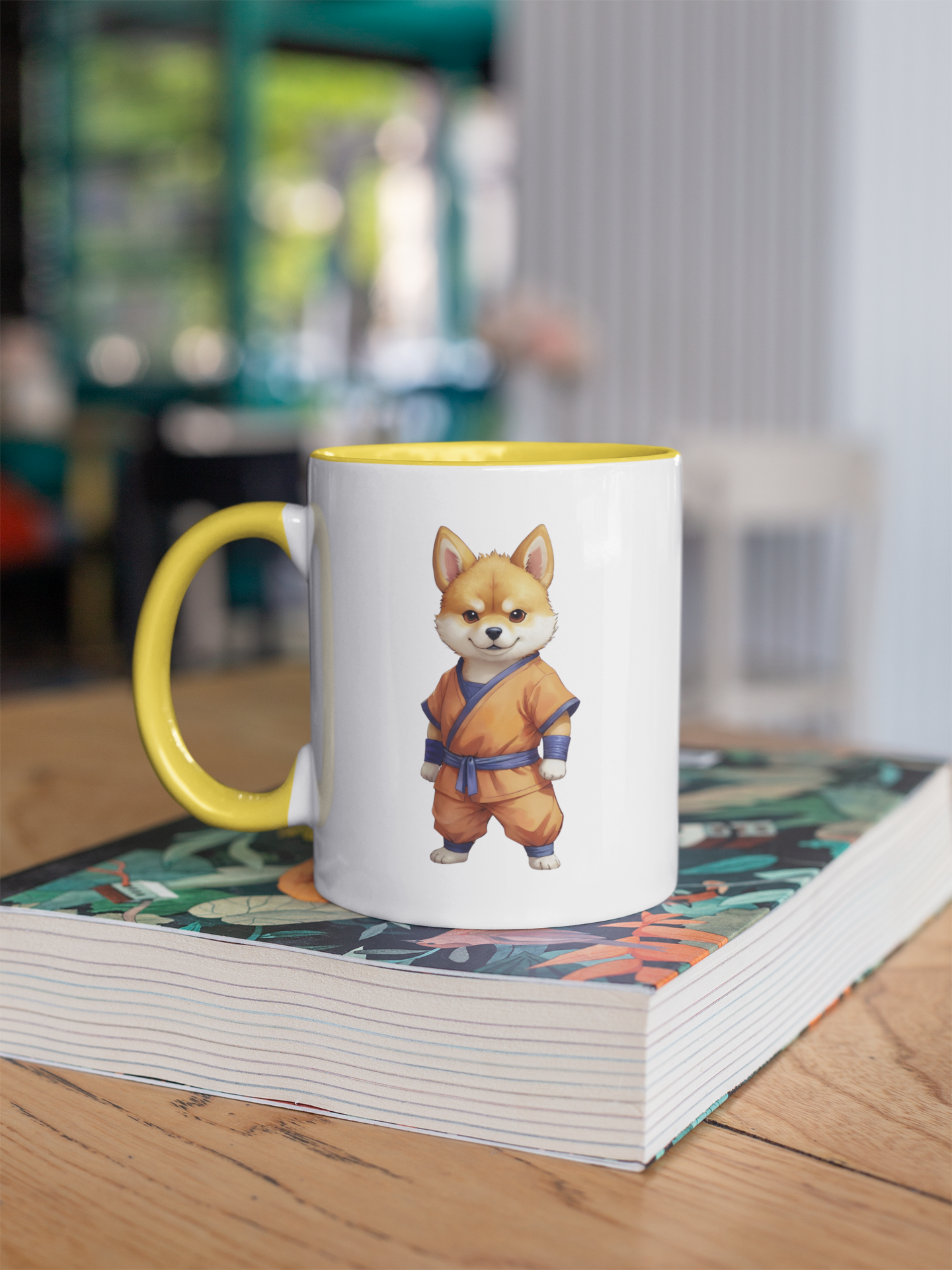 Shiba Inu Martial Art Mug with Color