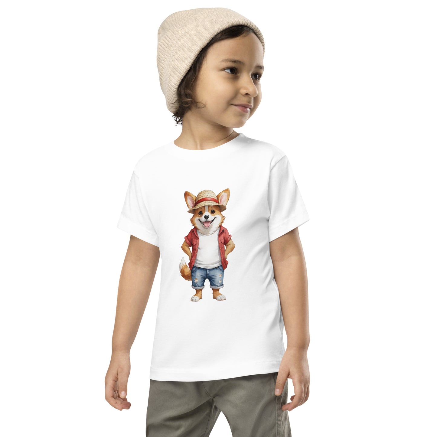 Corgi One Treat Toddler T-Shirt