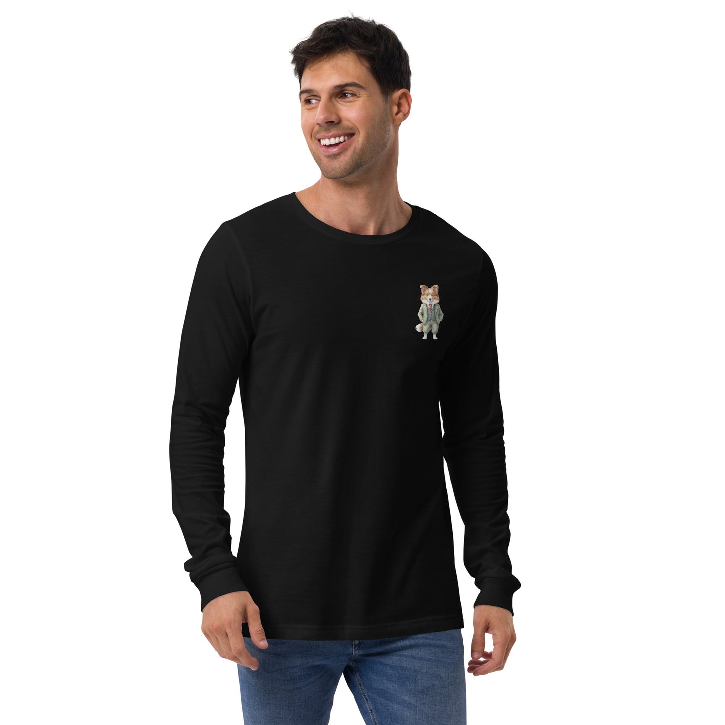 Shetland Sheepdog Spy x Small Print Long Sleeve T-Shirt