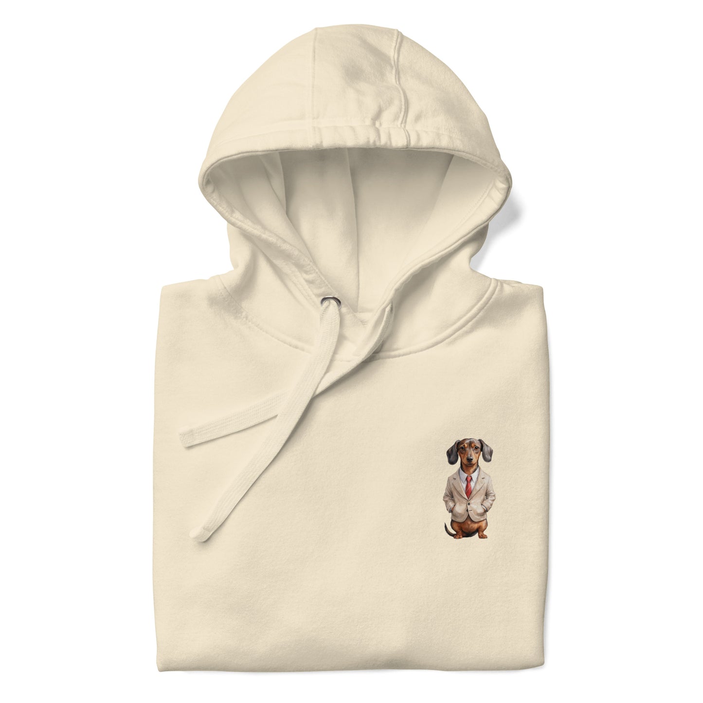 Dachshund Food Note Small Print Unisex Hoodie