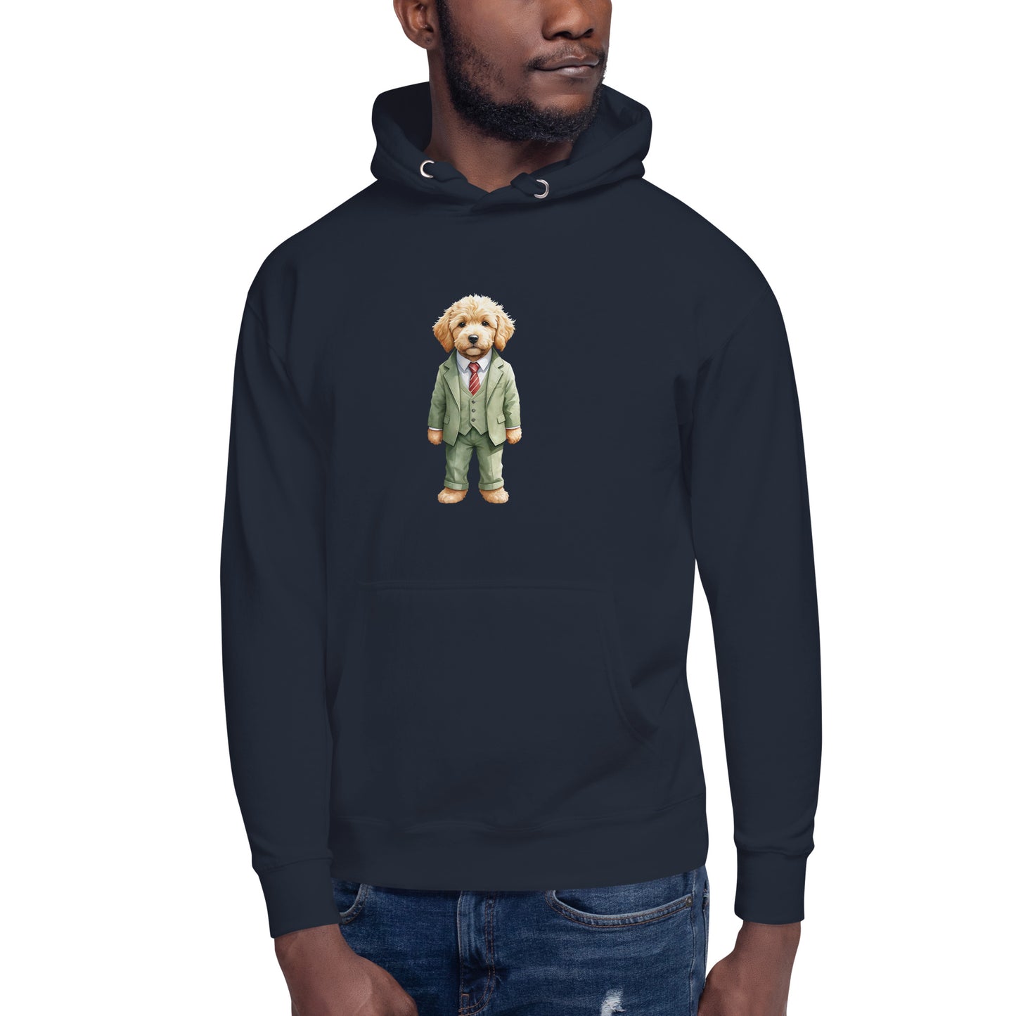 Goldendoodle Spy x Large Print Unisex Hoodie