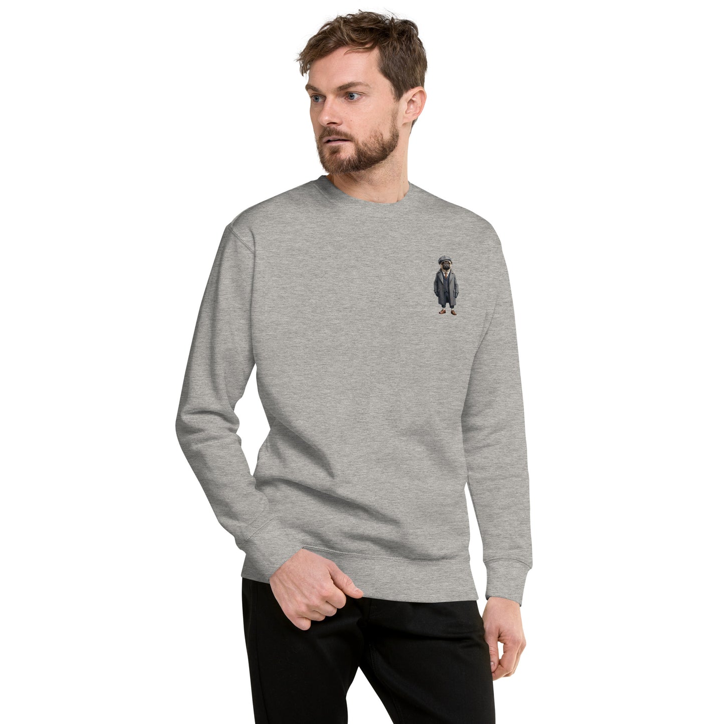 Pug Vintage Shelby Small Print Sweatshirt