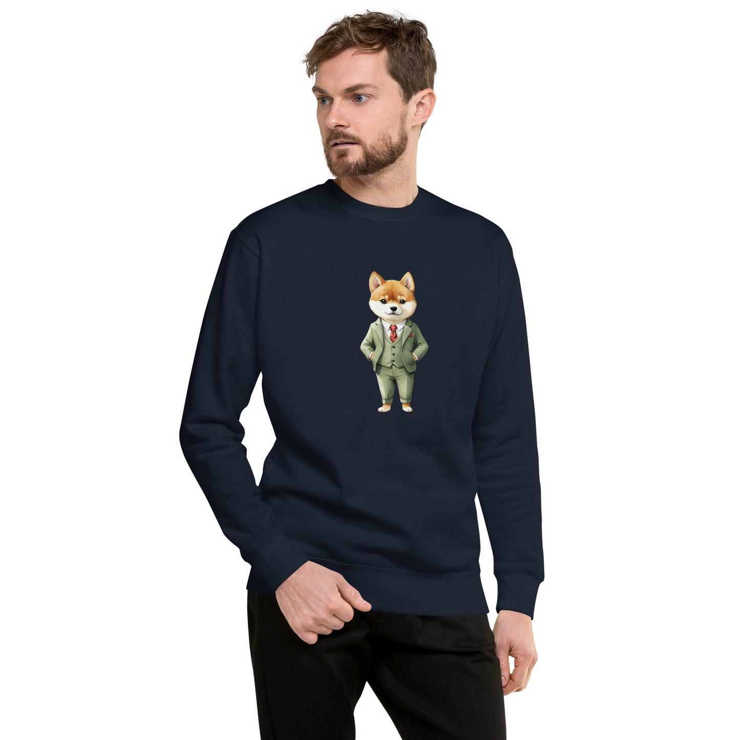 Shiba Inu Spy x Large Print Sweatshirt