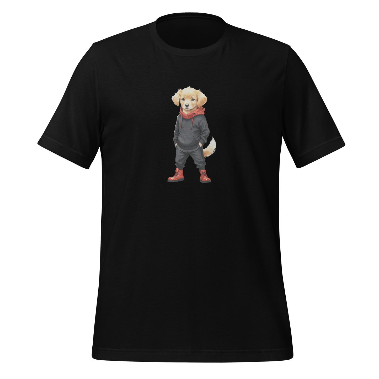 Golden Retriever Jujutsu Large Print Unisex T-Shirt