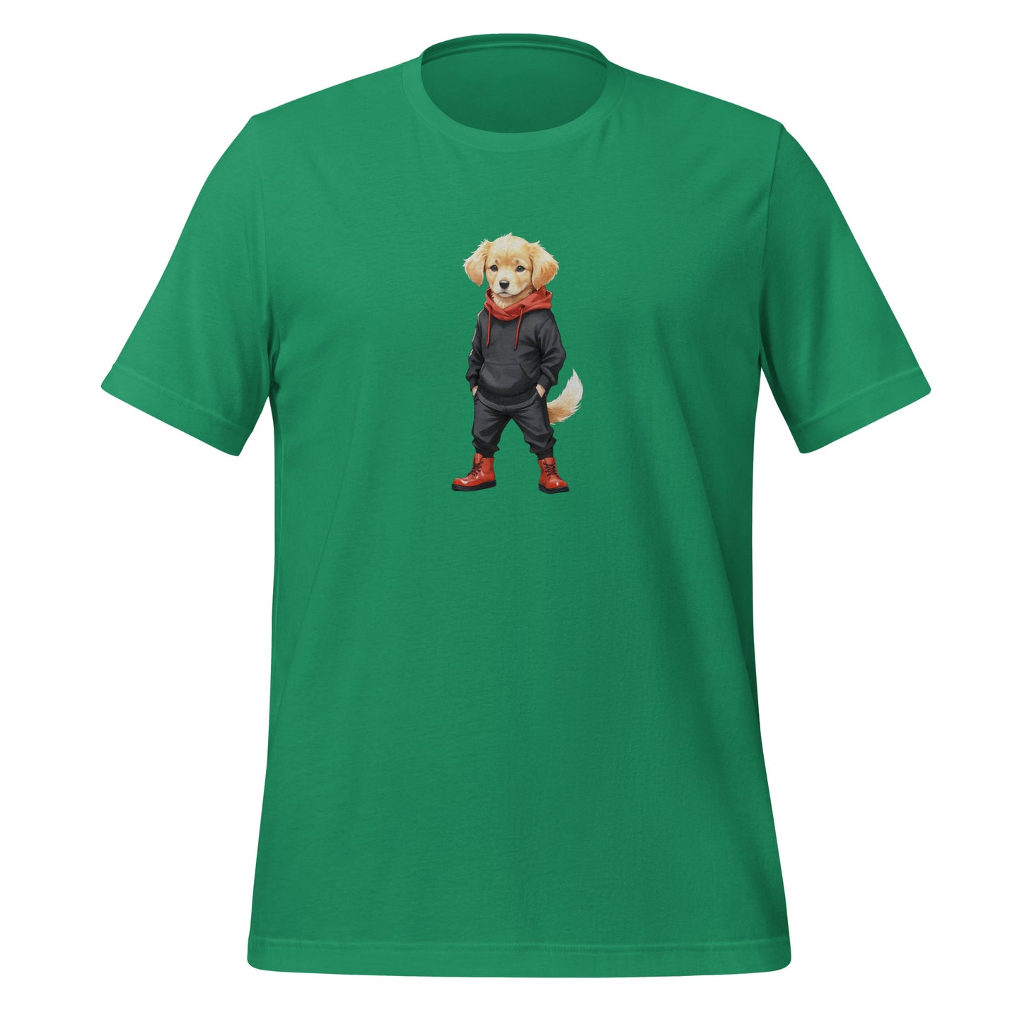 Golden Retriever Jujutsu Large Print Unisex T-Shirt