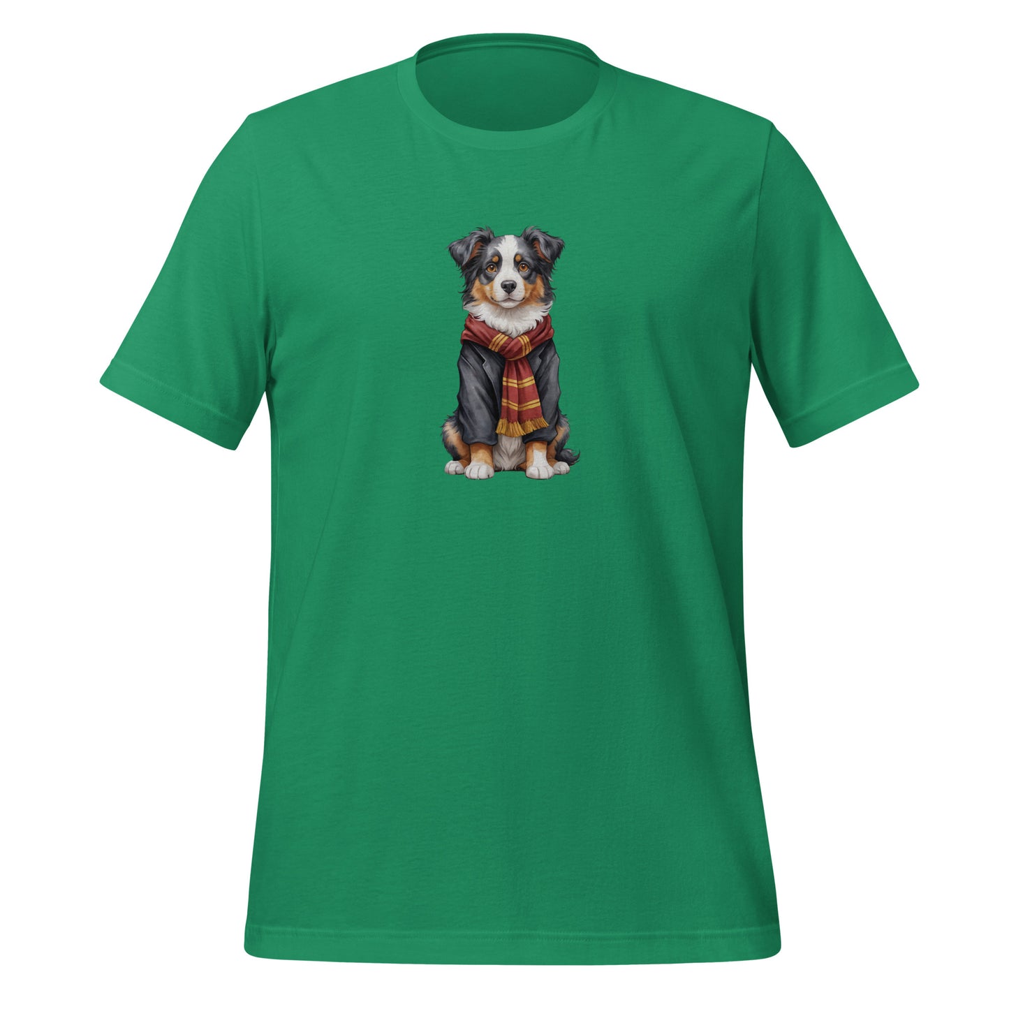 Australian Shepherd Wizard Large Print Unisex T-Shirt