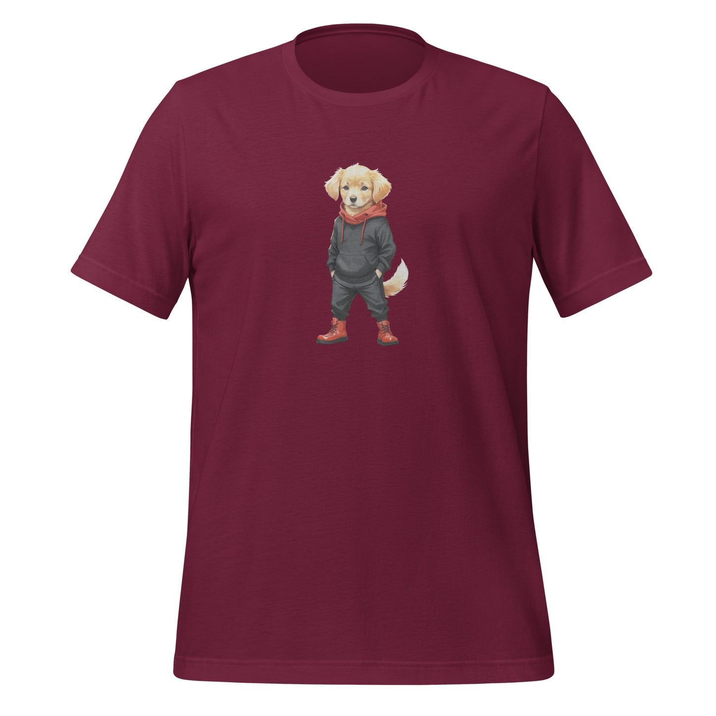 Golden Retriever Jujutsu Large Print Unisex T-Shirt