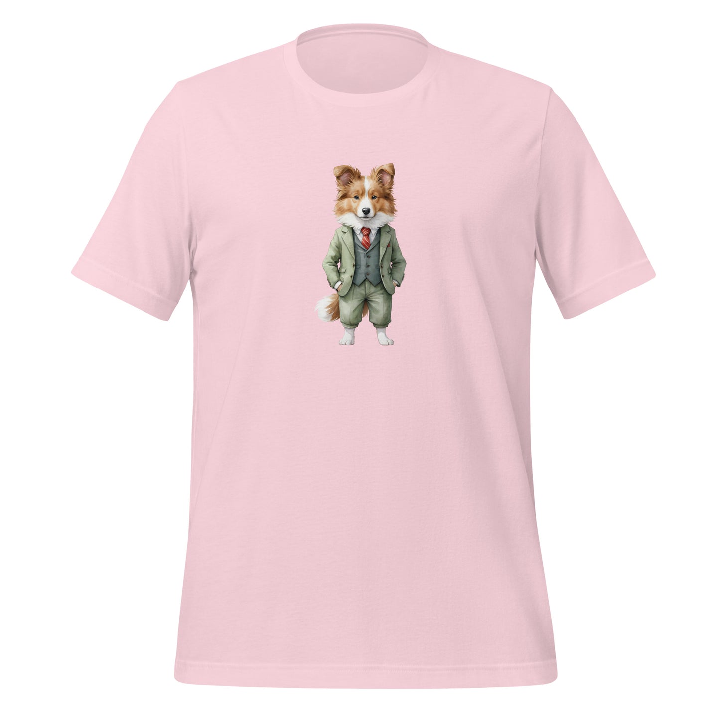 Shetland Sheepdog Spy x Large Print Unisex T-Shirt